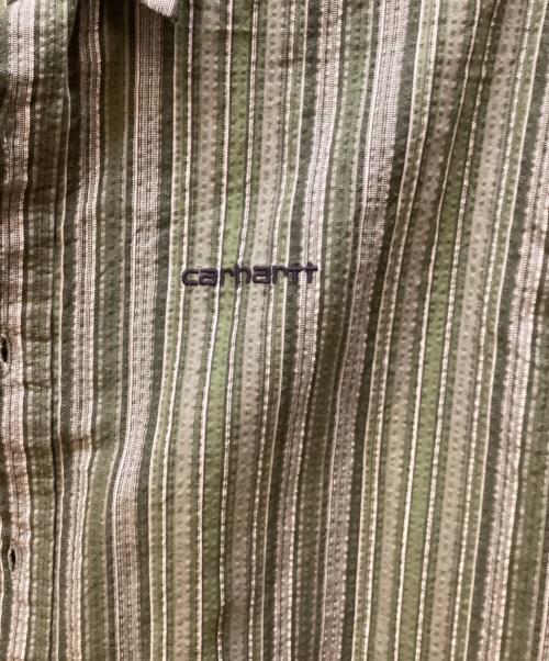 CarHartt（カーハート）CarHartt (カーハート) 半袖シャツ グリーン サイズ:Mの古着・服飾アイテム