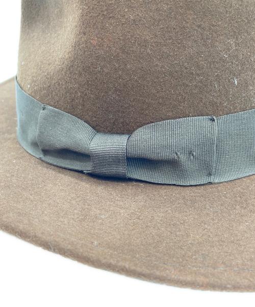 INDIANA JONES（インディアナジョーンズ）INDIANA JONES (インディアナジョーンズ) ウールフェルトハット ブラウンの古着・服飾アイテム