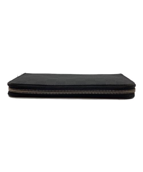 LOUIS VUITTON（ルイ ヴィトン）LOUIS VUITTON (ルイ ヴィトン) ラウンドファスナー財布/グラフィット ジッピー ウォレット ブラックの古着・服飾アイテム