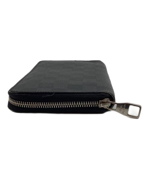 LOUIS VUITTON（ルイ ヴィトン）LOUIS VUITTON (ルイ ヴィトン) ラウンドファスナー財布/グラフィット ジッピー ウォレット ブラックの古着・服飾アイテム