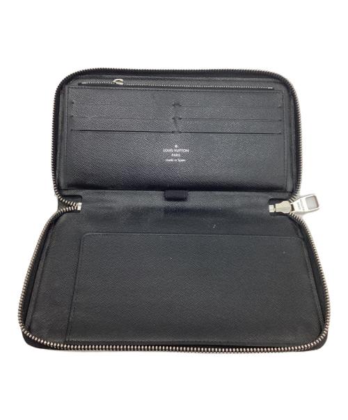 LOUIS VUITTON（ルイ ヴィトン）LOUIS VUITTON (ルイ ヴィトン) ラウンドファスナー財布/グラフィット ジッピー ウォレット ブラックの古着・服飾アイテム