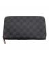 LOUIS VUITTON (ルイ ヴィトン) ラウンドファスナー財布/グラフィット ジッピー ウォレット ブラック：5000円