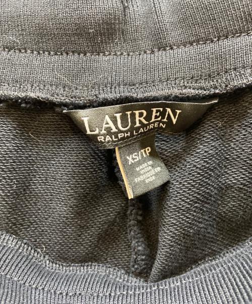 LAUREN RALPH LAUREN（ローレン ラルフ ローレン）LAUREN RALPH LAUREN (ローレン ラルフ ローレン) スウェットパンツ ブラック×ベージュ サイズ:XSの古着・服飾アイテム