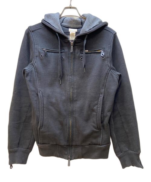 DIESEL（ディーゼル）DIESEL (ディーゼル) ジップパーカー ブラック サイズ:Sの古着・服飾アイテム