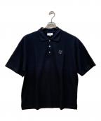 maison kitsuneメゾンキツネ）の古着「ポロシャツ」｜ブラック