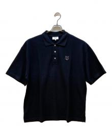 maison kitsune（メゾンキツネ）の古着「ポロシャツ」｜ブラック