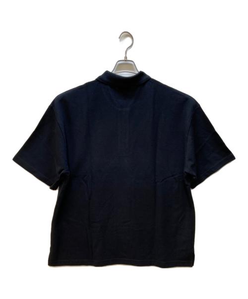 maison kitsune（メゾンキツネ）MAISON KITSUNE (メゾンキツネ) ポロシャツ ブラック サイズ:Lの古着・服飾アイテム