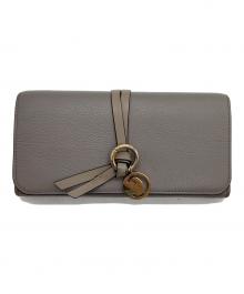 Chloe（クロエ）の古着「長財布/アルファベット」｜グレー