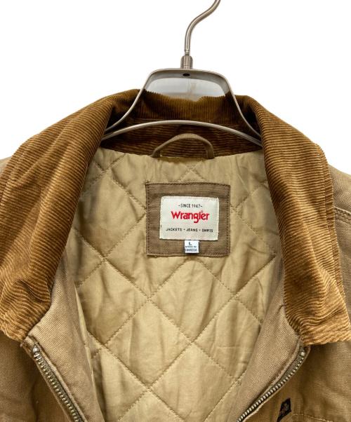 Wrangler（ラングラー）Wrangler (ラングラー) 中綿ジャケット ブラウン サイズ:Lの古着・服飾アイテム