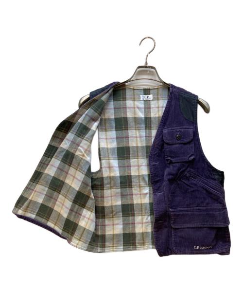 C.P COMPANY（シーピーカンパニー）C.P COMPANY (シーピーカンパニー) コーデュロイベスト パープル サイズ:160cmの古着・服飾アイテム