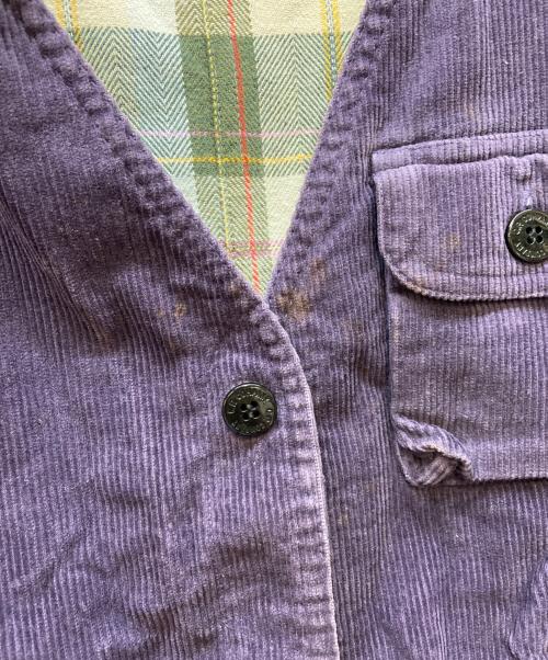 C.P COMPANY（シーピーカンパニー）C.P COMPANY (シーピーカンパニー) コーデュロイベスト パープル サイズ:160cmの古着・服飾アイテム