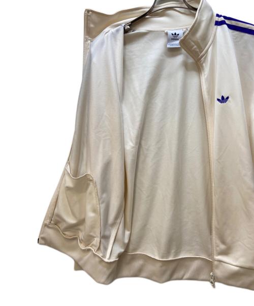 adidas（アディダス）adidas (アディダス) トラックジャケット ホワイト×パープル サイズ:xsの古着・服飾アイテム