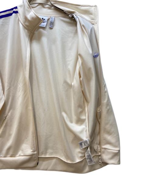adidas（アディダス）adidas (アディダス) トラックジャケット ホワイト×パープル サイズ:xsの古着・服飾アイテム