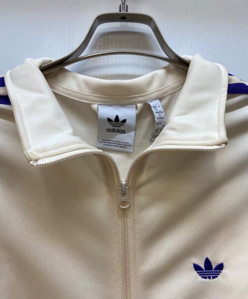 adidas（アディダス）adidas (アディダス) トラックジャケット ホワイト×パープル サイズ:xsの古着・服飾アイテム