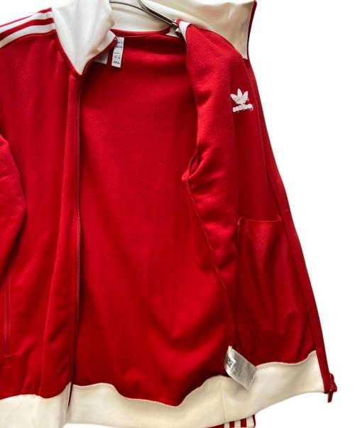 adidas（アディダス）adidas (アディダス) トラックジャケット レッド×ホワイト サイズ:Sの古着・服飾アイテム