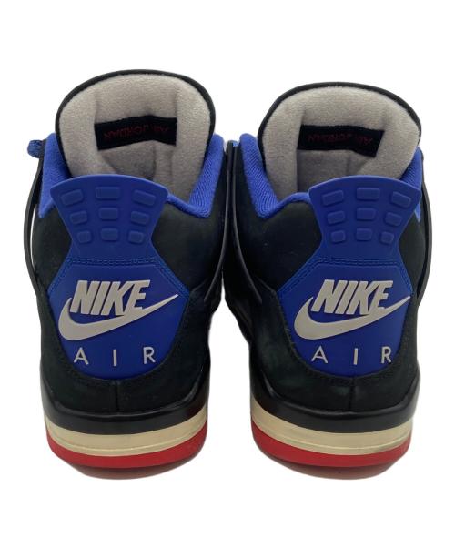NIKE（ナイキ）NIKE (ナイキ) ハイカットスニーカー/AIR JORDAN4/	Rare Air ブラック×ブルー×レッド サイズ:30cmの古着・服飾アイテム