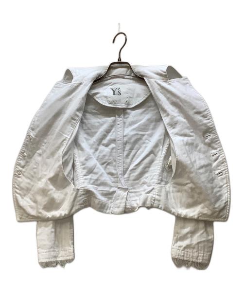 Y's（ワイズ）Y's (ワイズ) ショートジャケット ホワイト サイズ:1の古着・服飾アイテム