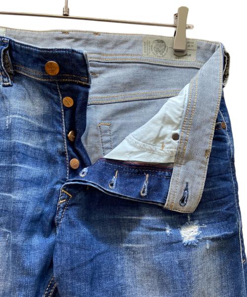 DIESEL（ディーゼル）DIESEL (ディーゼル) ダメージデニムパンツ ブルー サイズ:78.5cm (W31)の古着・服飾アイテム