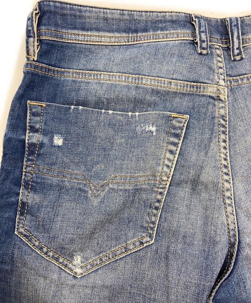 DIESEL（ディーゼル）DIESEL (ディーゼル) ダメージデニムパンツ ブルー サイズ:78.5cm (W31)の古着・服飾アイテム