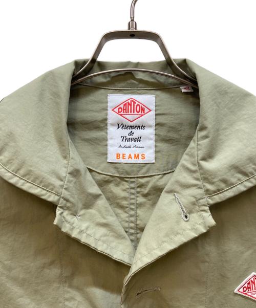 DANTON（ダントン）DANTON (ダントン) BEAMS (ビームス) ナイロンジャケット オリーブ サイズ:42の古着・服飾アイテム