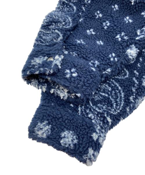 LEVI'S（リーバイス）LEVI'S (リーバイス) ボアジャケット/リラックスフィット シェルパトラッカージャケット ネイビー×ホワイト サイズ:Mの古着・服飾アイテム