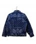 LEVI'S (リーバイス) ボアジャケット/リラックスフィット シェルパトラッカージャケット ネイビー×ホワイト サイズ:M：6000円