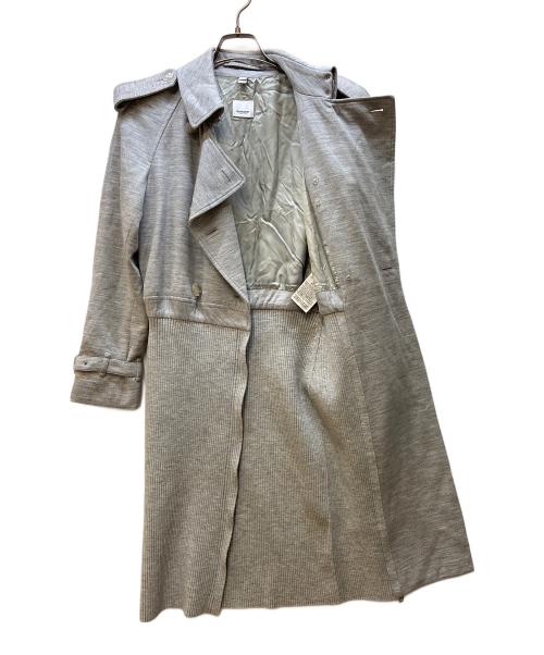 BURBERRY（バーバリー）BURBERRY (バーバリー) トレンチコート/テクニカルウールリコンストラクテッド グレー サイズ:34の古着・服飾アイテム