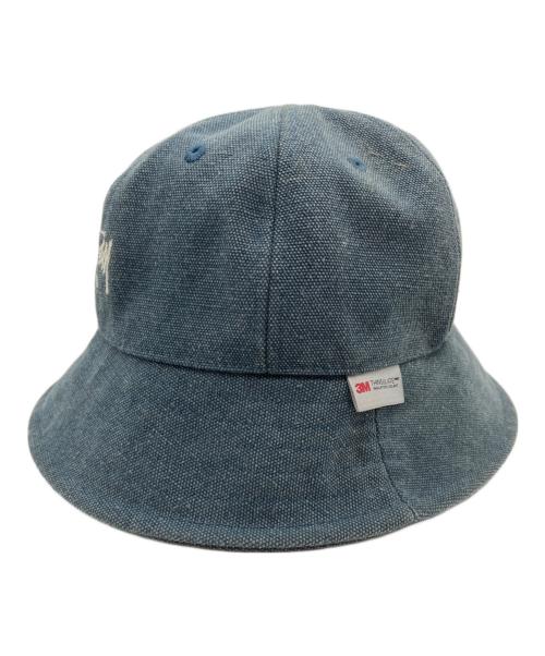 stussy（ステューシー）stussy (ステューシー) バケットハット ブルー サイズ:Sの古着・服飾アイテム
