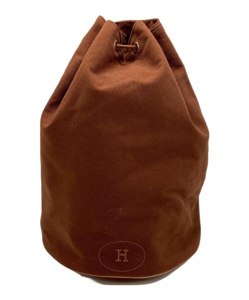 HERMES（エルメス）HERMES (エルメス) 巾着/ポロションミミルGM ブラウンの古着・服飾アイテム