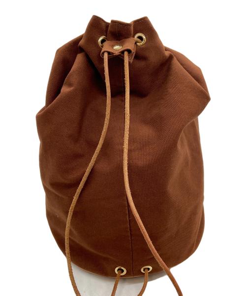 HERMES（エルメス）HERMES (エルメス) 巾着/ポロションミミルGM ブラウンの古着・服飾アイテム