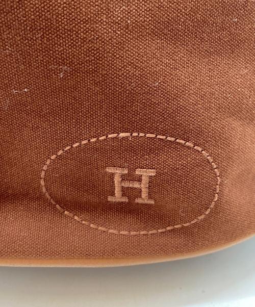 HERMES（エルメス）HERMES (エルメス) 巾着/ポロションミミルGM ブラウンの古着・服飾アイテム