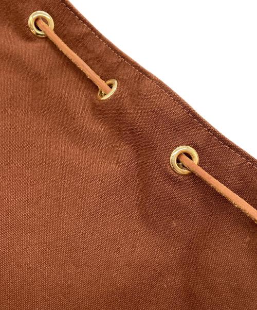HERMES（エルメス）HERMES (エルメス) 巾着/ポロションミミルGM ブラウンの古着・服飾アイテム