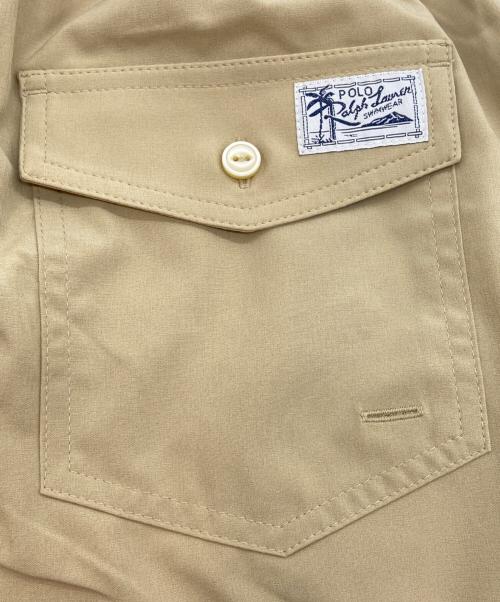 POLO RALPH LAUREN（ポロ・ラルフローレン）POLO RALPH LAUREN (ポロ・ラルフローレン) ハーフパンツ/トラベラークラシック スイムパンツ ベージュ サイズ:Mの古着・服飾アイテム