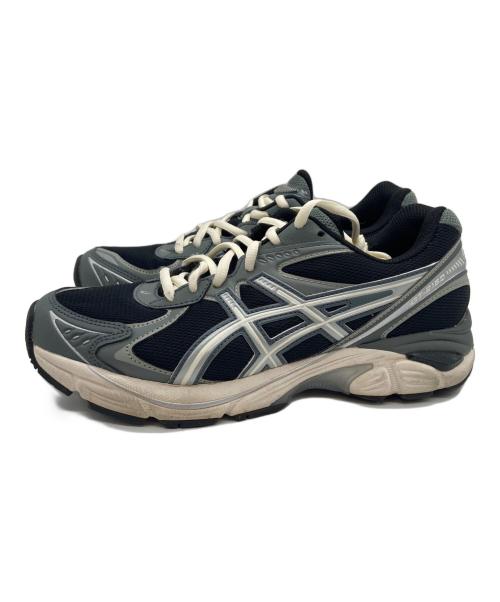 asics（アシックス）asics (アシックス) ローカットスニーカー ブラック×ホワイト サイズ:24.5cmの古着・服飾アイテム