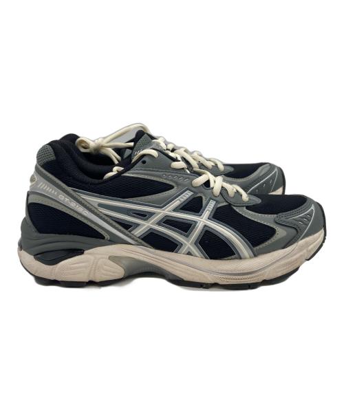asics（アシックス）asics (アシックス) ローカットスニーカー ブラック×ホワイト サイズ:24.5cmの古着・服飾アイテム