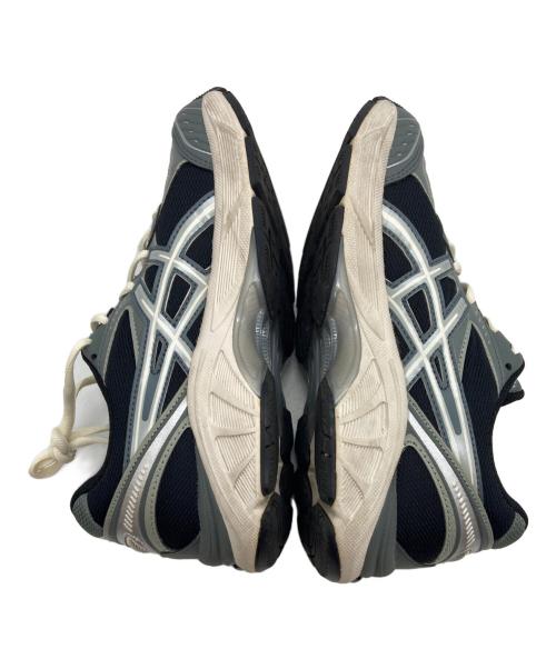 asics（アシックス）asics (アシックス) ローカットスニーカー ブラック×ホワイト サイズ:24.5cmの古着・服飾アイテム