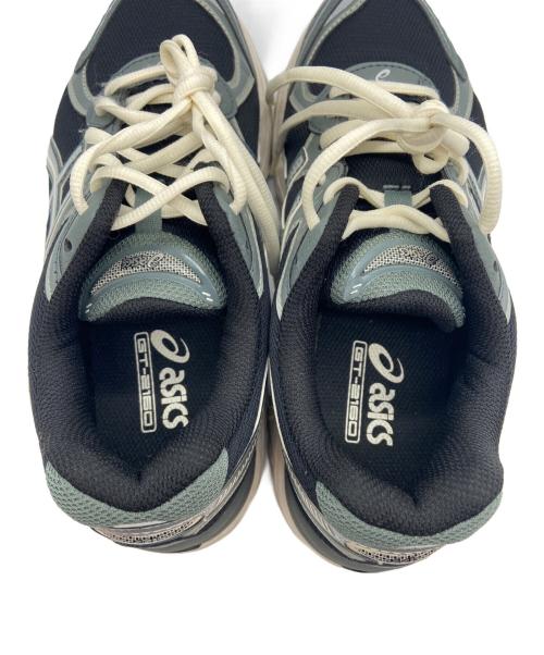 asics（アシックス）asics (アシックス) ローカットスニーカー ブラック×ホワイト サイズ:24.5cmの古着・服飾アイテム