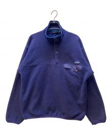 Patagonia（パタゴニア）の古着「フリースジャケット/シンチラ・スナップTフリースプルオーバー」｜パープル