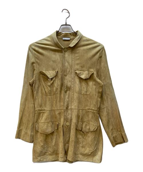 I MAESTRI（イ・マエストリ）I MAESTRI (イ・マエストリ) レザージャケット ブラウン サイズ:46の古着・服飾アイテム