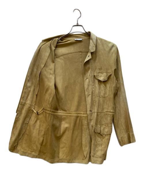 I MAESTRI（イ・マエストリ）I MAESTRI (イ・マエストリ) レザージャケット ブラウン サイズ:46の古着・服飾アイテム