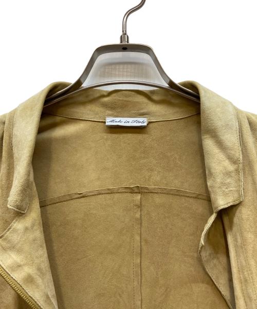I MAESTRI（イ・マエストリ）I MAESTRI (イ・マエストリ) レザージャケット ブラウン サイズ:46の古着・服飾アイテム