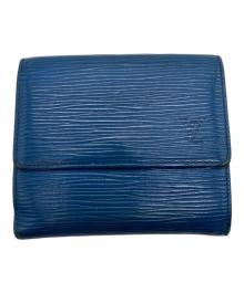 LOUIS VUITTON（ルイ ヴィトン）の古着「3つ折り財布/エピ」｜ブルー