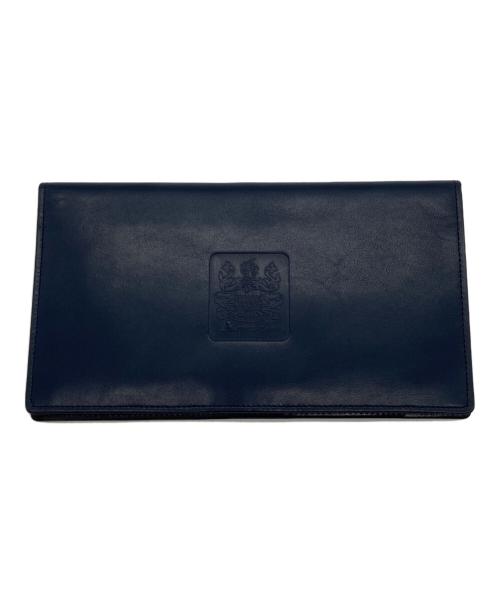 Aquascutum（アクアスキュータム）Aquascutum (アクアスキュータム) 長財布 ネイビーの古着・服飾アイテム