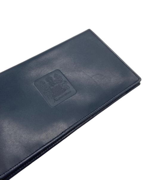 Aquascutum（アクアスキュータム）Aquascutum (アクアスキュータム) 長財布 ネイビーの古着・服飾アイテム
