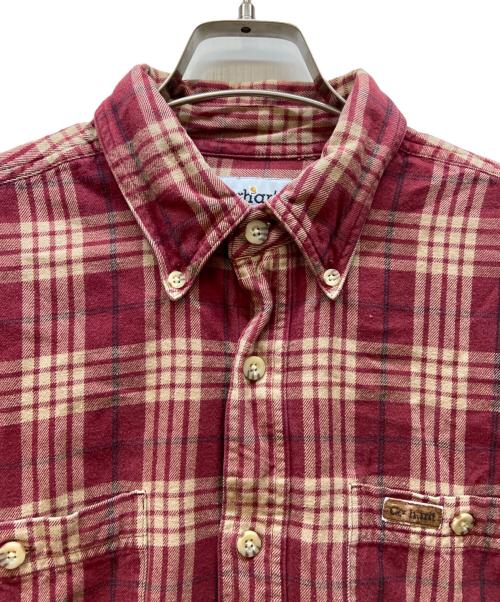 CarHartt（カーハート）CarHartt (カーハート) 長袖シャツ レッド サイズ:Mの古着・服飾アイテム