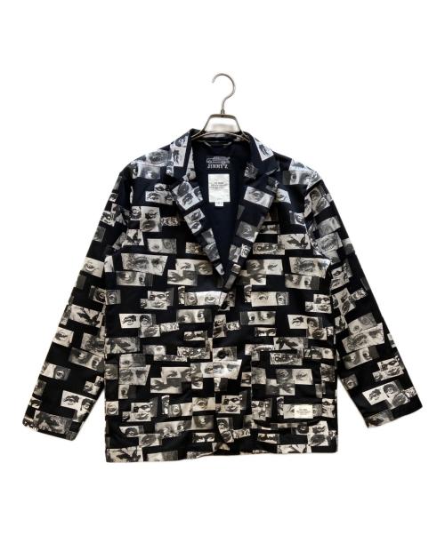 JIMMY'Z（ジミーズ）JIMMY'Z (ジミーズ) CRIMIE (クライミー) テーラードジャケット ホワイト×ブラック サイズ:Lの古着・服飾アイテム