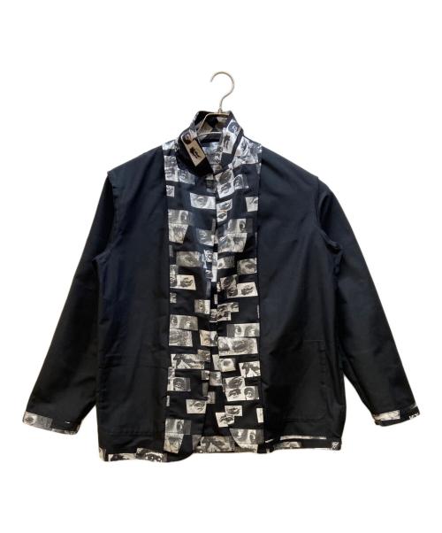 JIMMY'Z（ジミーズ）JIMMY'Z (ジミーズ) CRIMIE (クライミー) テーラードジャケット ホワイト×ブラック サイズ:Lの古着・服飾アイテム