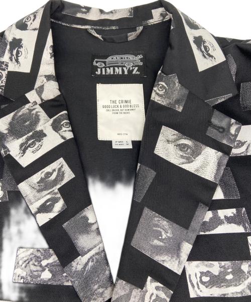 JIMMY'Z（ジミーズ）JIMMY'Z (ジミーズ) CRIMIE (クライミー) テーラードジャケット ホワイト×ブラック サイズ:Lの古着・服飾アイテム
