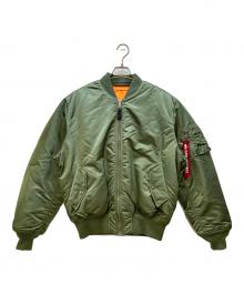 ALPHA INDUSTRIES（アルファインダストリーズ）の古着「MA-1ジャケット」｜カーキ