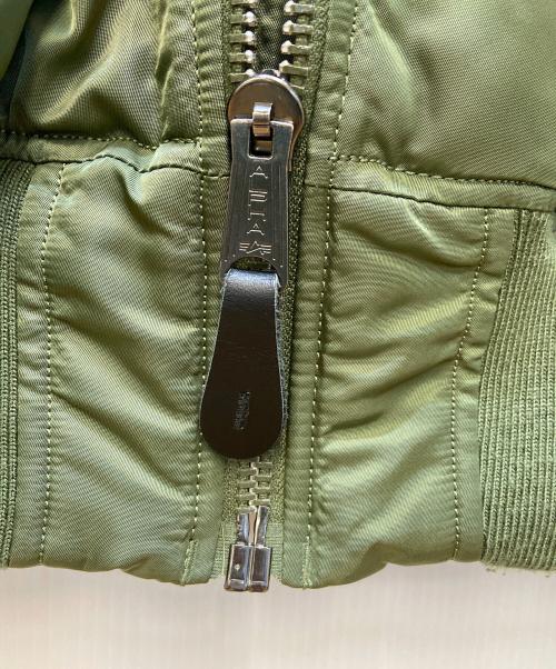 ALPHA INDUSTRIES（アルファインダストリーズ）ALPHA INDUSTRIES (アルファインダストリーズ) MA-1ジャケット カーキ サイズ:Lの古着・服飾アイテム